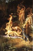 Emile Levy Death of Orpheus oil on canvas